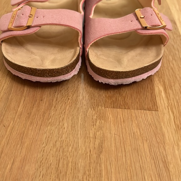 ONCAI Womens Slide Sandals Pink/ Rose Gold Slip On Adjustable Straps - Picture 6 of 16